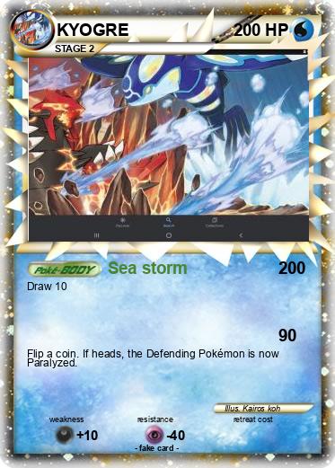 Pokemon KYOGRE
