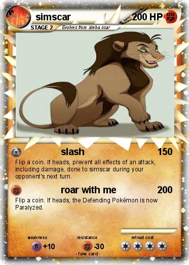 Pokemon simscar
