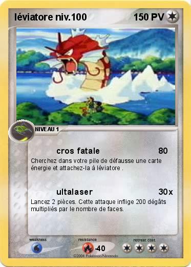 Pokemon léviatore niv.100