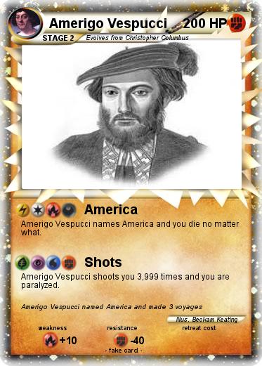 Pokemon Amerigo Vespucci