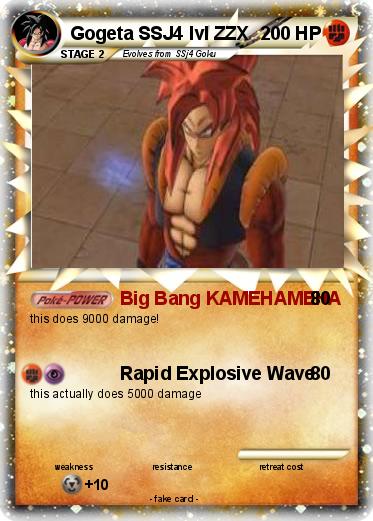 Pokemon Gogeta SSJ4 lvl ZZX
