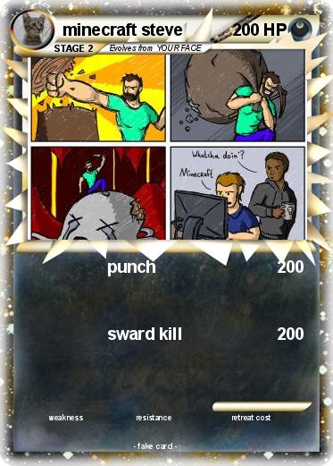 Pokemon minecraft steve