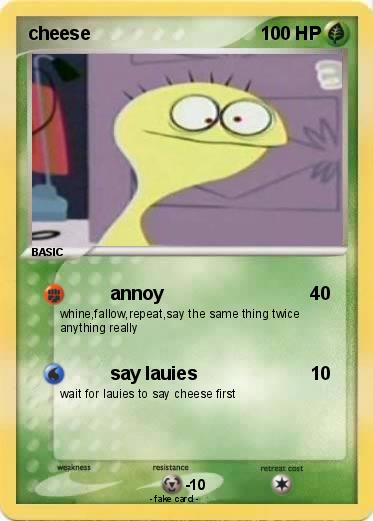 Pokemon cheese
