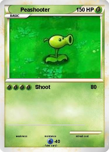 Pokemon Peashooter
