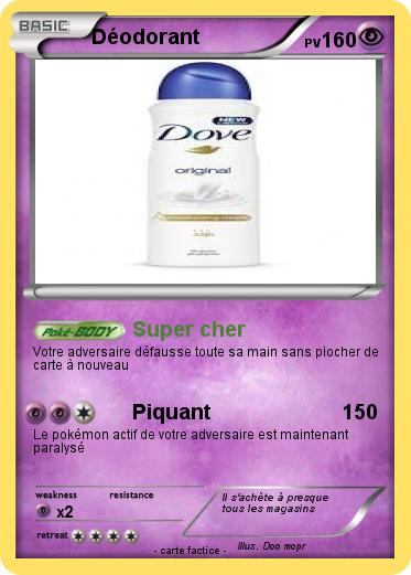 Pokemon Déodorant