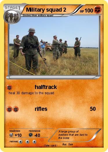 Pokemon Military squad 2