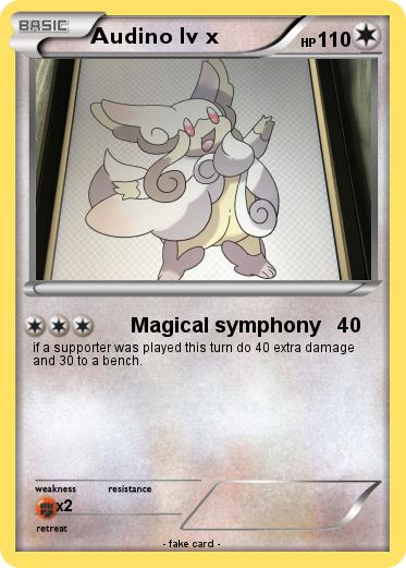 Pokemon Audino lv x