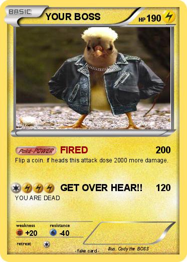 Pokemon YOUR BOSS