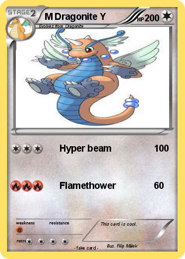 Pokemon M Dragonite Y