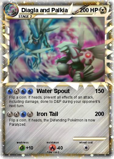 Pokemon Diagla and Palkia