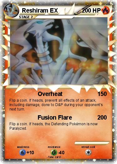Pokemon Reshiram EX