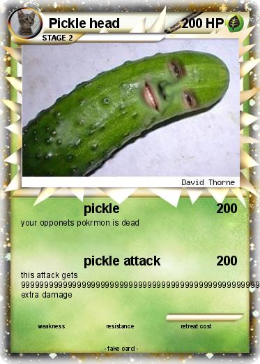 Pokemon Pickle head