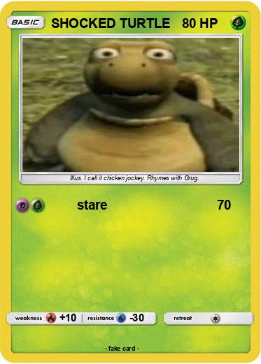Pokemon SHOCKED TURTLE