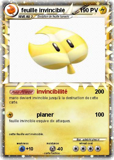 Pokemon feuille invincible