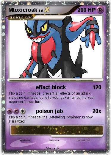 Pokemon Mtoxicroak