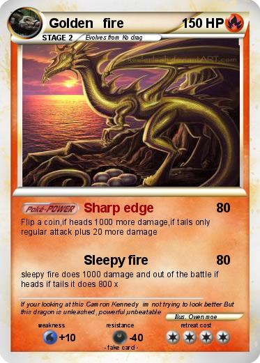 Pokemon Golden   fire