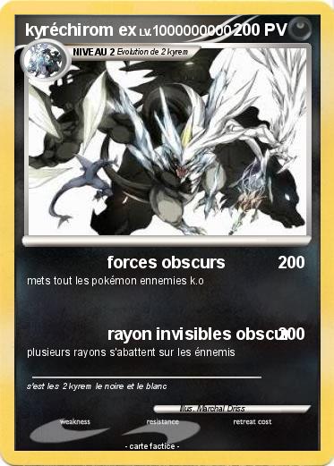 Pokemon kyréchirom ex