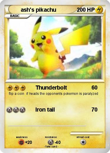 Pokemon ash's pikachu