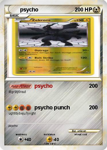Pokemon psycho