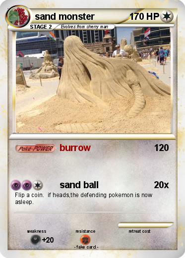 Pokemon sand monster