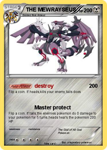 Pokemon THE MEWRAYSEUS