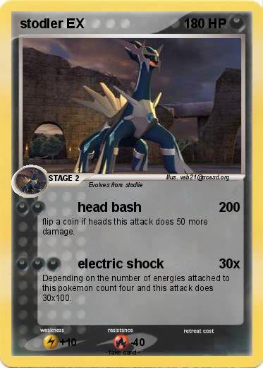 Pokemon stodler EX