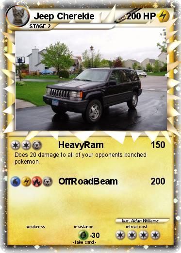 Pokemon Jeep Cherekie