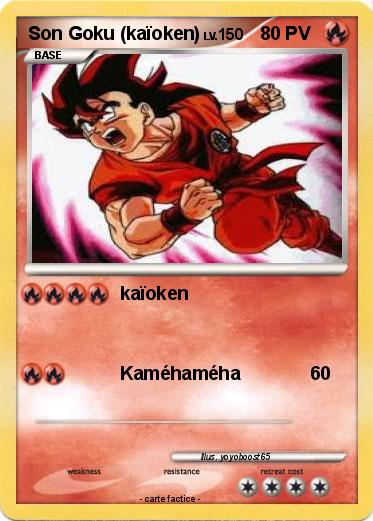 Pokemon Son Goku (kaïoken)