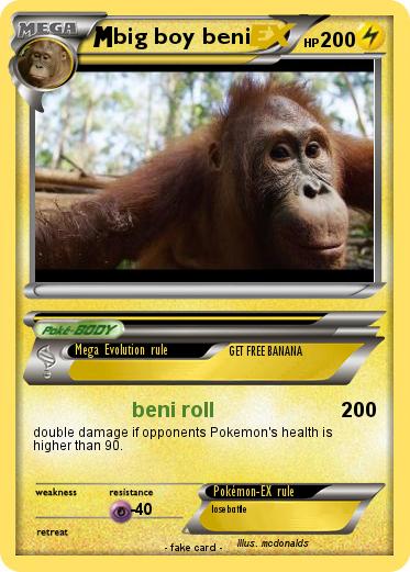 Pokemon big boy beni
