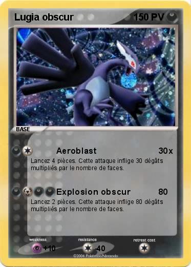 Pokemon Lugia obscur