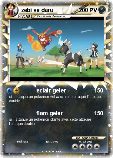 Pokemon zebi vs daru