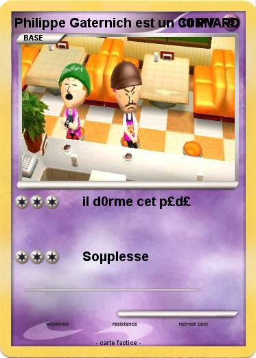 Pokemon Philippe Gaternich est un C0NNARD