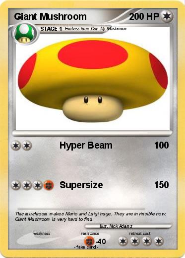 Pokemon Giant Mushroom
