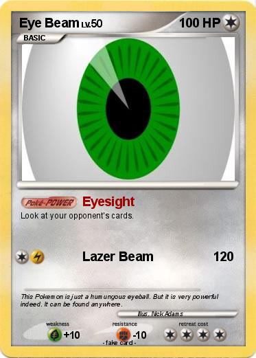 Pokemon Eye Beam