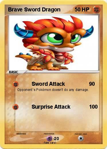 Pokemon Brave Sword Dragon