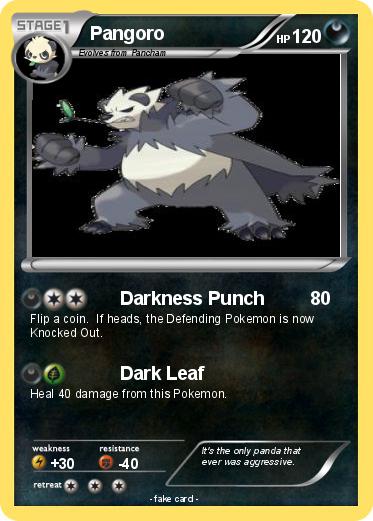 Pokemon Pangoro