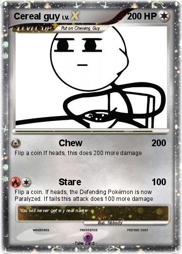 Pokemon Cereal guy