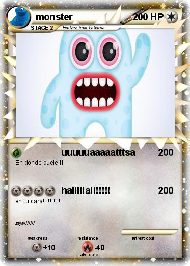 Pokemon monster