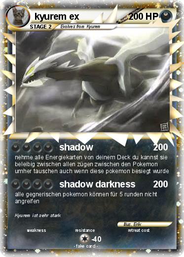 Pokemon kyurem ex