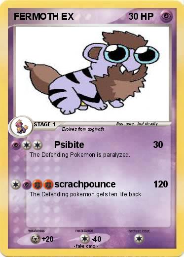 Pokemon FERMOTH EX