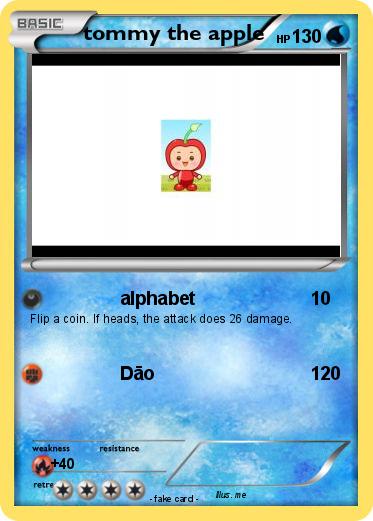 Pokemon tommy the apple