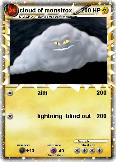 Pokemon cloud of monstrox