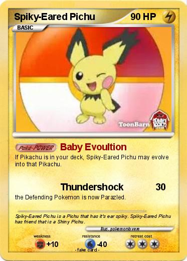 Pokemon Spiky-Eared Pichu