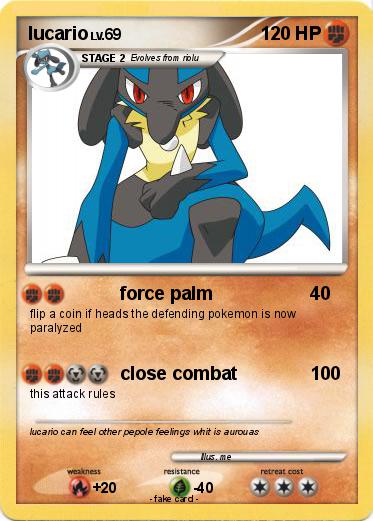 Pokemon lucario