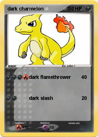 Pokemon dark charmelon