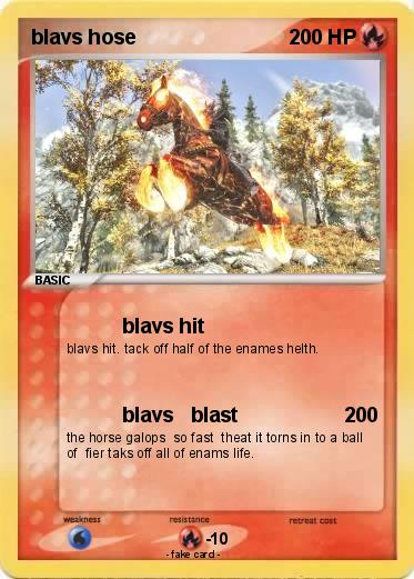 Pokemon blavs hose