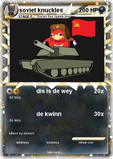 Pokemon soviet knuckles