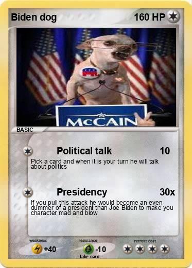 Pokemon Biden dog