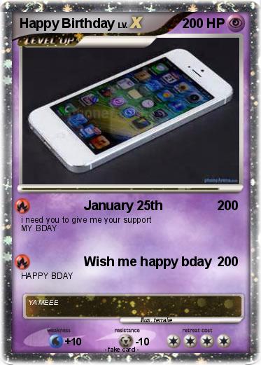 Pokemon Happy Birthday