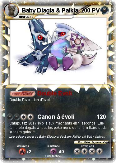 Pokemon Baby Diagla & Palkia
